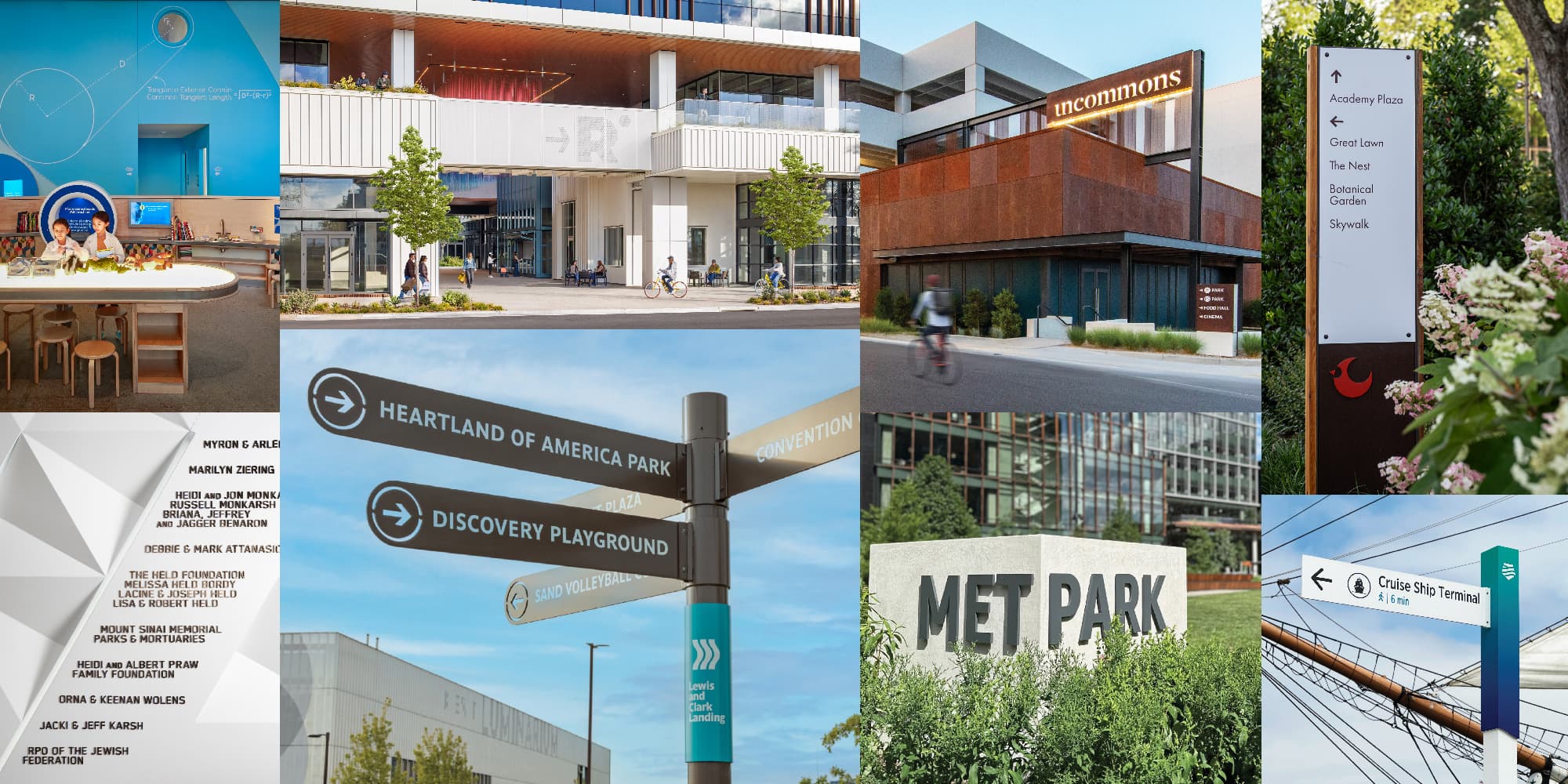 A collage of RSM projects